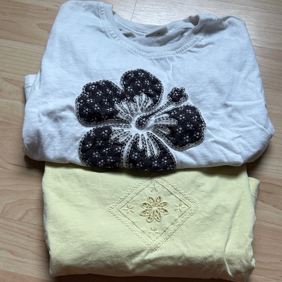 Zara Other - Bundle of Zara White Short Sleeve Tee & pale yellow t shirts